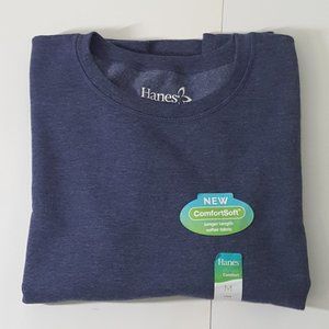 New Boy's Hanes Sweatshirts Size M  Color Blue